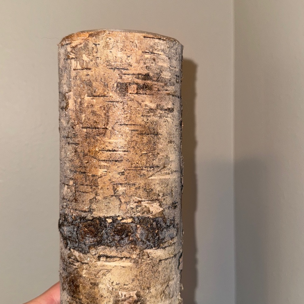 Birch Battery Operated Pillar Candle Set - Picture 5 of 6